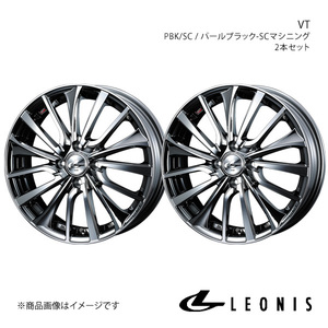 LEONIS/VT フィット/フィットアリア GD1/2/3/4/5/6/7/8/9 アルミホイール2本セット【17×6.5J 4-100 INSET42 BMCMC】0036343×2