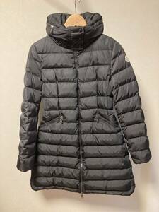 正規店購入　MONCLER モンクレール ダウンジャケットダウンベスト ダウンコート FLAMMETTE GIUBBOTTO 黒　ブラック　フラメッテ　black 1