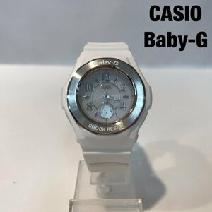 中古 ＣＡＳＩＯ カシオ Ｂａｂｙ－Ｇ ベビーＧ レディース 腕時計 タフソーラー 電波 ホワイト ＢＧＡ－１０５０ 時計/252