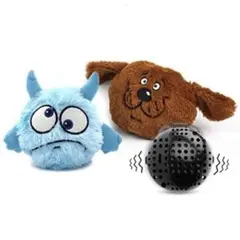 新品　犬電動おもちゃ 動く 犬噛む ボール ぬいぐるみ 音の出る玩具 小中型犬