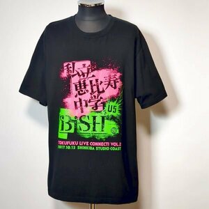 私立恵比寿中学 BiSH 対バン 限定 Tシャツ XL エビ中 ビッシュ ビッグサイズ ビッグシルエット