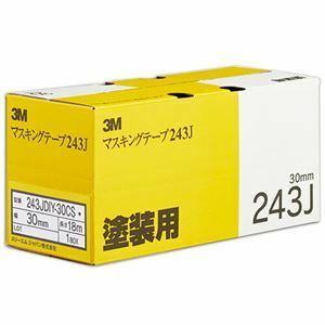 【新品】（まとめ）3M スコッチ マスキングテープ243J 塗装用 30mm×18m 243JDIY-30CS 1セット（40巻：4巻×10パック）