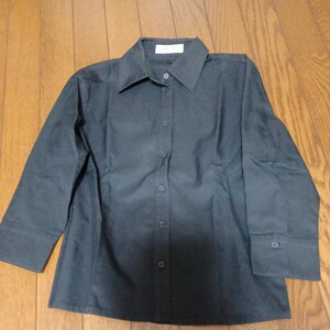 ジョルジュレッシュシャツジャケットイトキン小さいサイズ ブラック