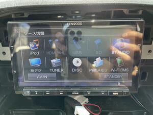 美品！ケンウッド MDV-Z701 ナビ Bluetooth フルセグ USB HDMI DVD Kenwood 彩速ナビ 動作OK！