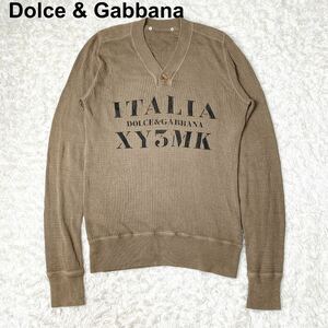 DOLCE&GABBANA ドルチェ＆ガッバーナ ドルガバ ニット サーマル 48 L ロゴ メンズ B102303-79