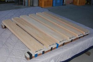 木曽桧　ヒノキ（天然材）6本で11300円 角材 材木 新品