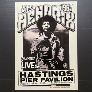 ポスター★ジミ・ヘンドリックス★イギリス 1967 ライブポスター★Jimi Hendrix/ジミヘン