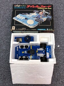 ⑤ ニッコー タイレルフォード プロジェクト34 RC ラジコン デラックス ラジオコントロール elf N-7200 レーシングカー 箱付 ジャンク D10