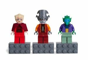 レゴ LEGO ☆ スターウォーズ ☆ ミニフィグ マグネット 3体セット(パルパティン議長/ヌート・ガンレイ/オナコンダ・ファー）☆ 未開封