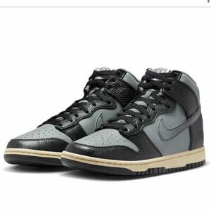 ナイキ ダンク ハイ レトロ プレミアム NIKE DUNK HIGH RETRO PRM スモークグレー/ビーチ/ブラック/ブラック DV7216-001サイズ29.5cm