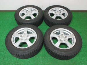 ZD906【送料無料 在庫処分】195/65R15 超溝高 8.5~9分山 スタッドレス WINTERMAXX WM02 ♪ ホイールセット 4本 激安 ヴォクシー ノア 等に