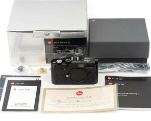 【世界400台限定/未使用】leica/ライカ MP6 0.72 （10311）ブラックペイント フィルムカメラ セット #jp27932