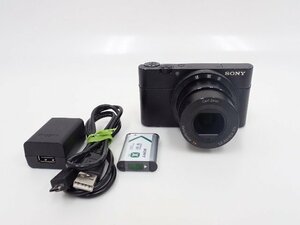 SONY ソニー コンパクトデジタルカメラ DSC-RX100 充電ケーブル/バッテリー付 ∩ 6E350-2