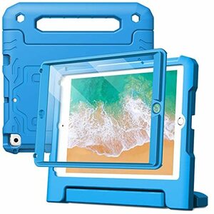 JEDirect 子供用 iPad 9.7インチ ケース (第6/5世代、2018/2017モデル) 液晶保護フィルム付
