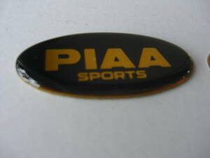 ★　８７年 当時物　PIAA エンブレム！黒色・白色！！2枚組1セット/新品/送料８４円