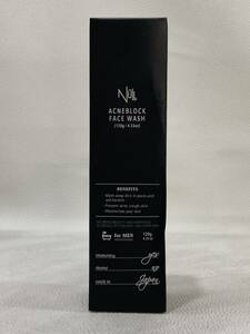 R4E021◆新古品◆ ヌル NULL メンズ 薬用 アクネブロック フェイスウォッシュ 洗顔 クリーム 120g