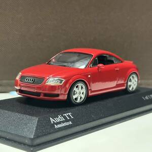 1/43 ミニチャンプス アウディ TT ケース付き PMA minichamps audi クーペ ミニカー レッド