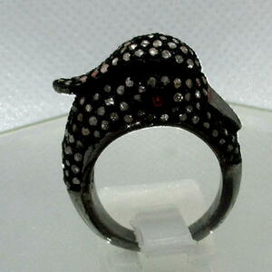 SpecialPriceBlackGunmetalNaturalDiamondRing