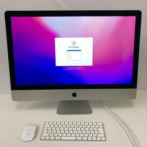 ☆1円 Apple アップル A1419 2017年製 iMac Retina 27inch 8GB Intel Core i5 ※画面気泡小