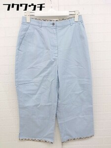 ◇ DAKS ダックス 七分丈 サブリナ パンツ サイズ70-95 ブルー レディース
