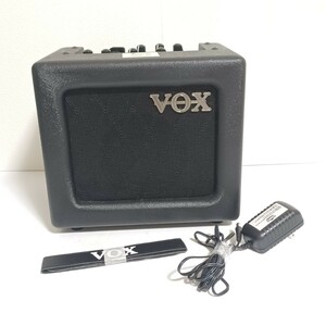 【VOX】ヴォックス ポータブル・モデリング・ギターアンプ MINI3　自宅練習用　ACアダプタ付属　アイバニーズ　ギターケーブル付き　(SK)