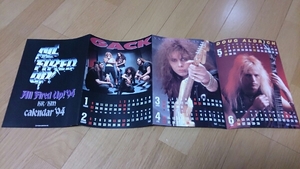 1994年非売品カレンダー 四つ折り畳み式 ポニーキャニオン