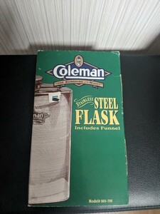 未使用 レア コールマン US限定 ミラー仕上げ スキットル 8oz フラスコ Coleman アウトドア