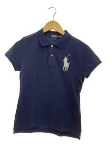 POLO RALPH LAUREN◆POLO RALPH LAUREN/ポロシャツ/S/コットン/ネイビー