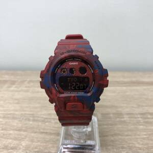 【3000円スタート】稼働品 CASIO カシオ G-SHOCK ジーショック 腕時計 GMD-S6900F クオーツ 花柄 デジタル文字盤 20BAR レッド 