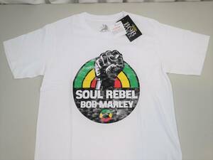 新品　ボブ マーリー BOB MARLEY　【 SOUL REBEL　2019 】　白　L　Tシャツ　半袖