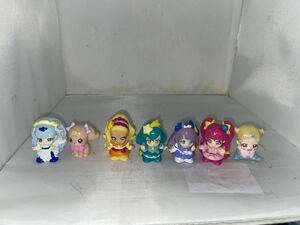 プリキュア ソフビ　指人形　7種　現状品