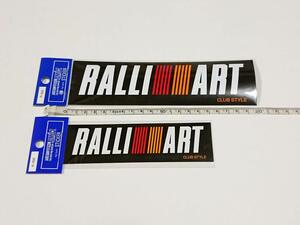 RALLI ART CLUB STYLE シール ステッカー ラリーアート 三菱 2枚セット