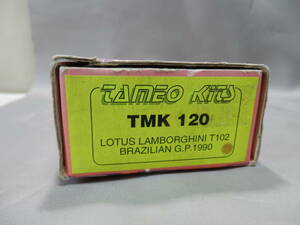 1/43　タメオ　tmk120　lotus 102 ランボルギーニ ブラジルGP 1990 D.ワーウィック/M.ドネリー 