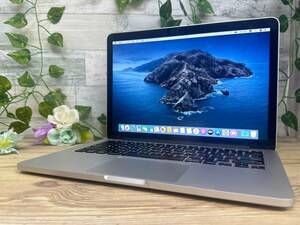 【美品♪】MacBook Pro 2014 (A1502)[Core i5(4308U)2.8Ghz/RAM:8GB/SSD:128GB/13インチ]Catalina 動作品