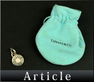 175684□ Tiffany&co ティファニー 1837 ペンダントトップ ネックレストップ チャーム アクセサリー Sv925 シルバー ピンク レディース/ E