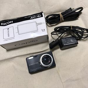 送料無料『RICOH ACアダプターAC-4c(稼働元箱付)』『Caplio R5(部品取り用ジャンク)』(検 リコー GR GX200 G600 GX100 R4 R3 R30 CN-3部取)