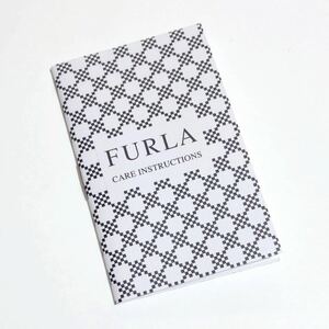 フルラ「 FURLA 」革製品用しおり レザーバッグ用(1590) 現行 付属品 ギフトや保存用に 説明書