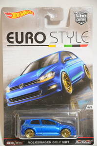 Hot Wheels EURO STYLE VOLKSWAGEN GOLF MK7 #4/5 ★HW ホットウィール VW フォルクスワーゲン ゴルフ