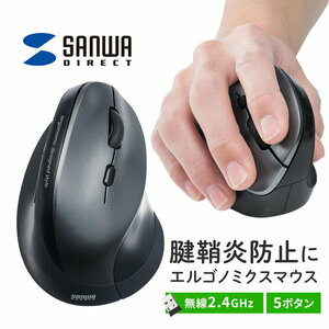 サンワ エルゴノミクスマウス