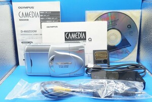 オリンパス デジタルカメラ キャメディア D-460 ZOOM(OLYMPUS CAMEDIA D-460 ZOOM)動作確認済 説明書,CD,メモリーカード,カードリーダ付属