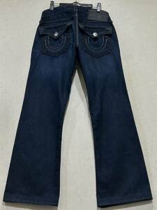 ※TRUE RELIGION トゥルーレリジョン BILLY SUPRQT デニムパンツ 濃紺 米国製 32 　　　　　　　　　 BJBD.B