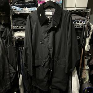 Barbour for TRAVELCOUTURE SPEY ロングコート Lサイズ ブラック ADAM ET ROPE