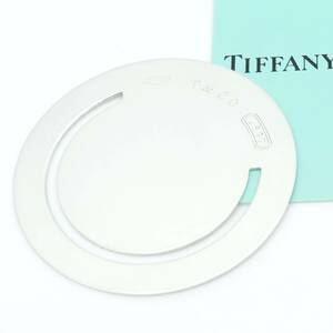 【送料無料】極希少 美品 Tiffany&Co. ティファニー サークル ブックマーカー SV925 1837 しおり FK20