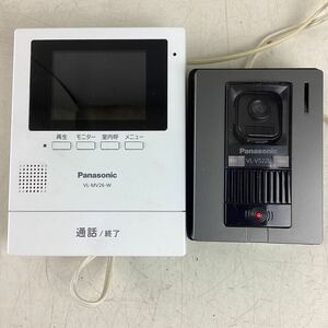 k5245 Panasonic テレビドアホン モニター親機 親機 カメラ玄関子機 子機 VL-MV26K VL-V522L-S 動作確認済 中古