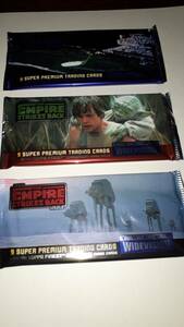 スターウオーズ　帝国の逆襲　トレーディングカード3パックセット　ワイドビジョン　1995年