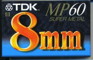 送料無料★ＴＤＫ ビデオカメラ用 8mmカセットテープ MP 60分★