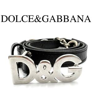 DOLCE&GABBANA ドルチェアンドガッバーナ ベルト ロゴバックル