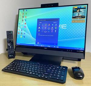 ☆ NEC LAVIE Desk All-in-one PC-DA970EAB-J/新SSD 512GB/i7-6567U/3Dカメラ/Win11 Pro/Office/メモリ16GB/3波 TV/4チューナー/Blu-ray ☆