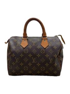 LOUIS VUITTON◆1)スピーディ25_モノグラム・キャンバス_BRW/PVC/BRW