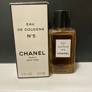 ◎11834 CHANEL No 5 オーデコロン 59ml ほぼ満タン 香水 コロン シャネル